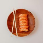 Lakse nigiri menu