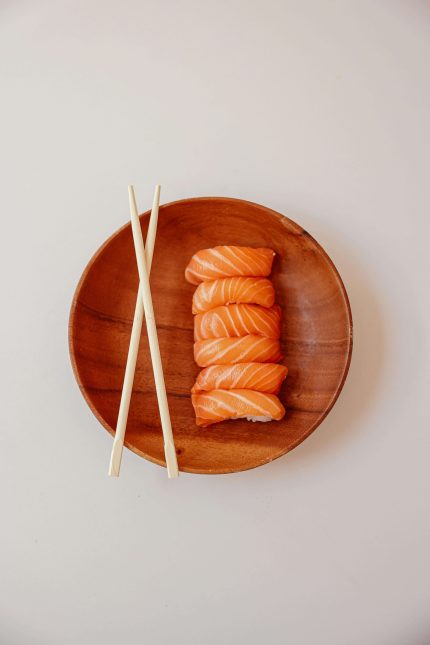 Lakse nigiri menu